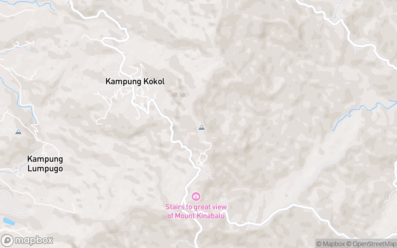 Map showing the location of Kokol Paragliding Park