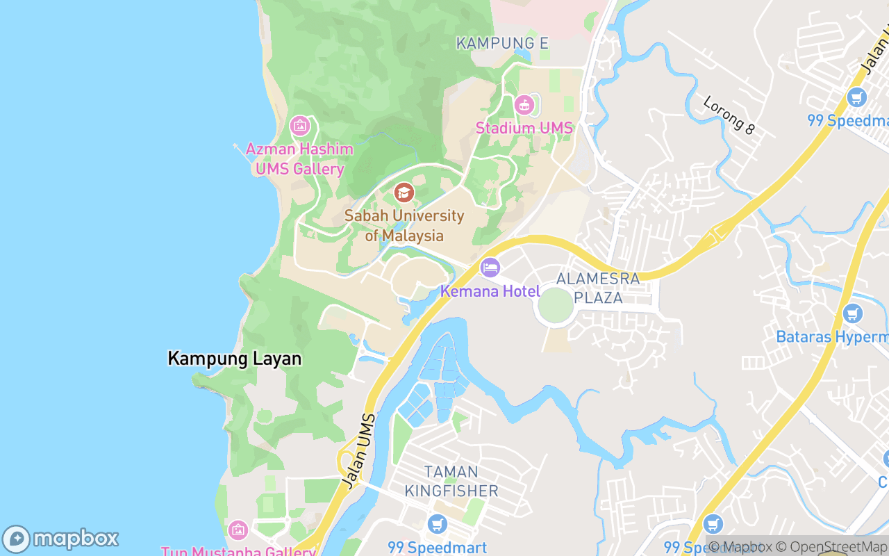 Map showing the location of EcoCampus Visitor Information Centre