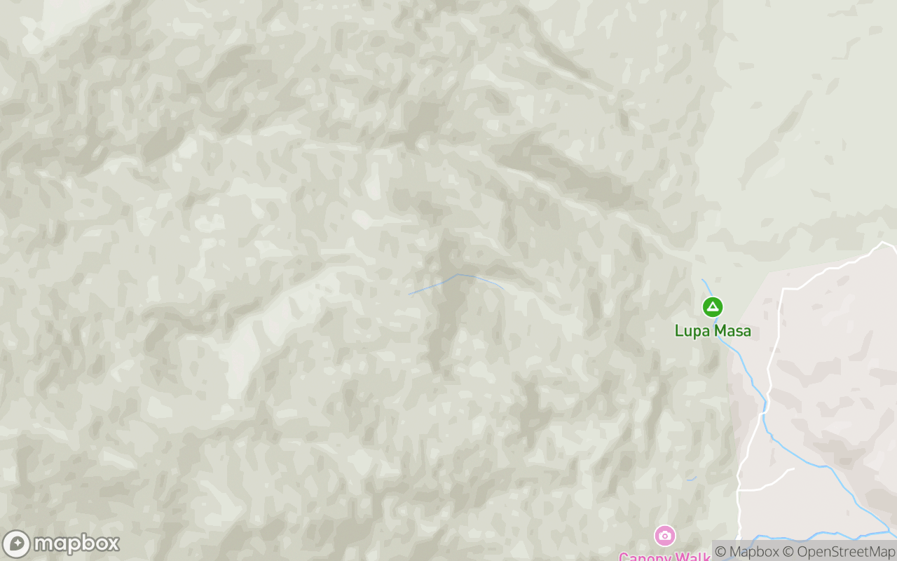 Map showing the location of Langanan Waterfall