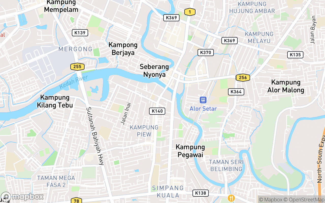 Map showing the location of Rumah Kelahiran Tun Dr. Mahathir