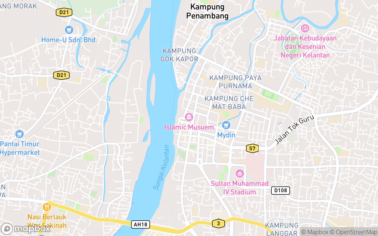 Map showing the location of Museum Of Islamic Culture