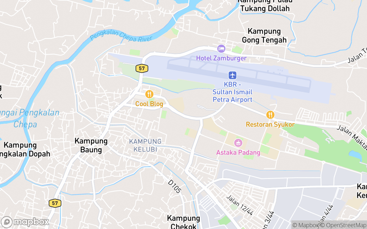Map showing the location of Masjid As-Salam Pengkalan Chepa
