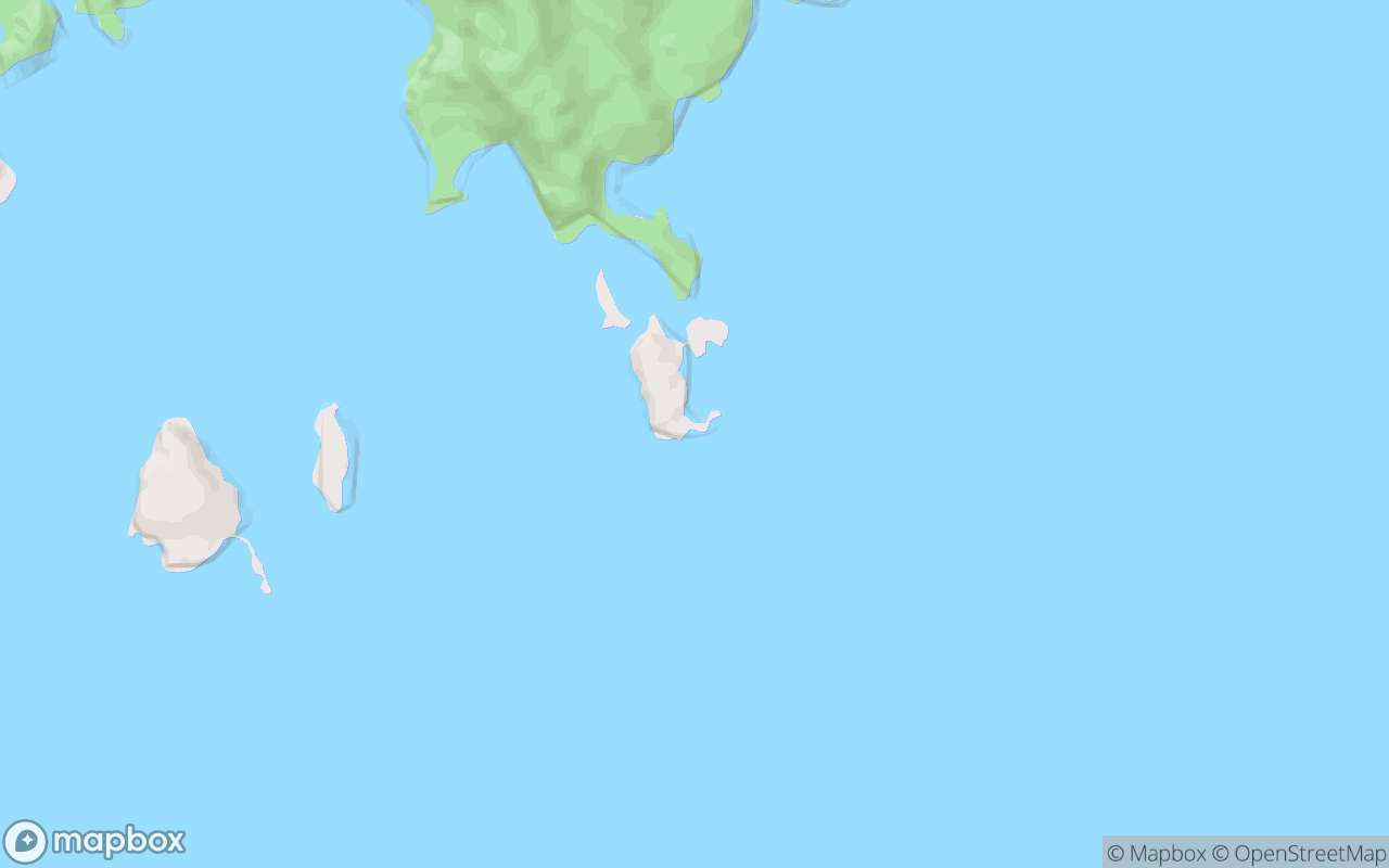 Map showing the location of Ujung Buloh Remnant Island