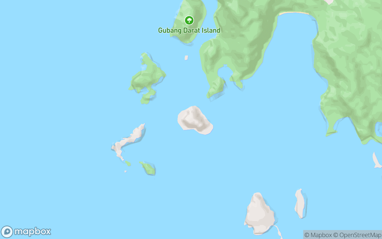 Map showing the location of Pulau Tajai