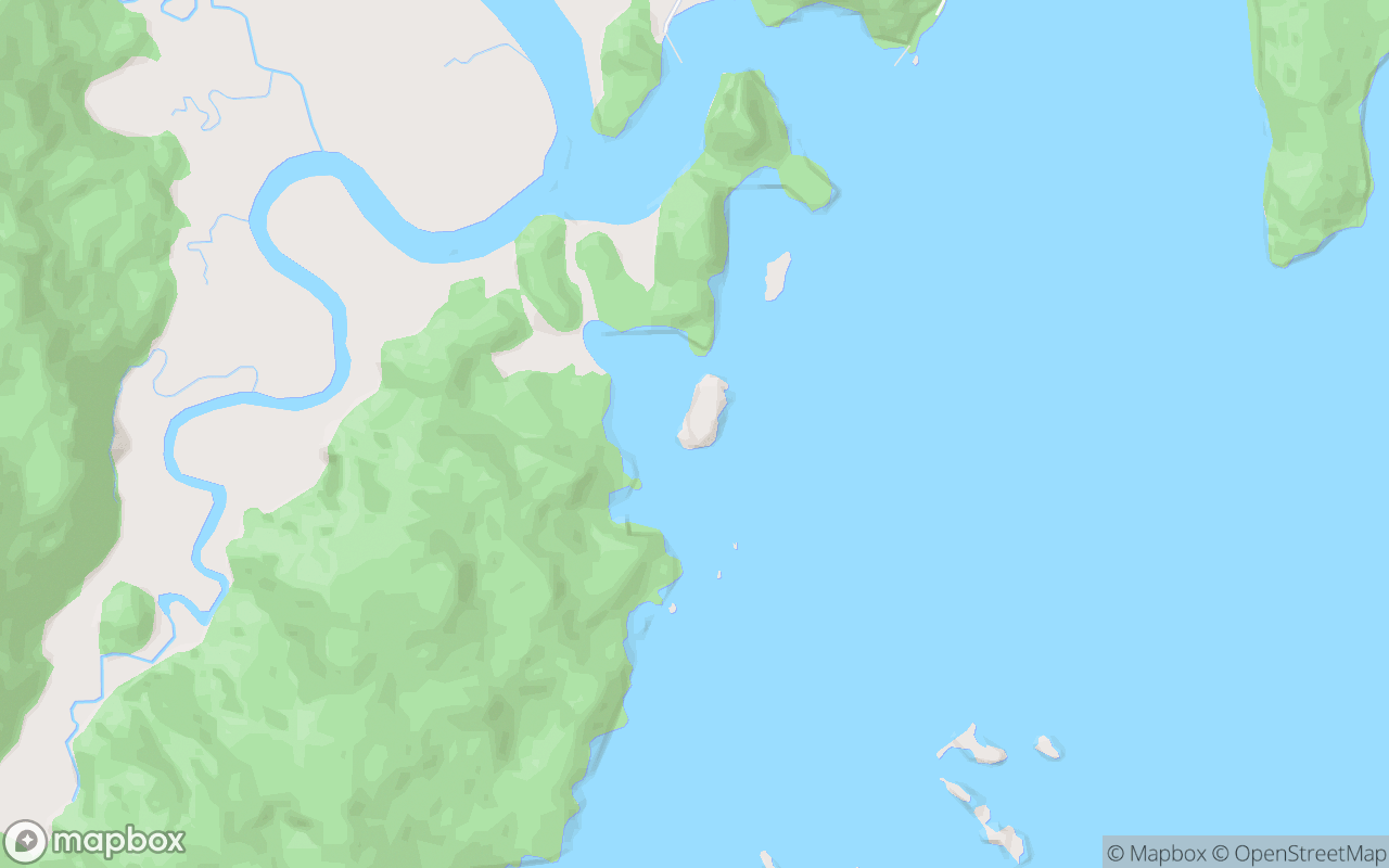 Map showing the location of Pulau Duyong