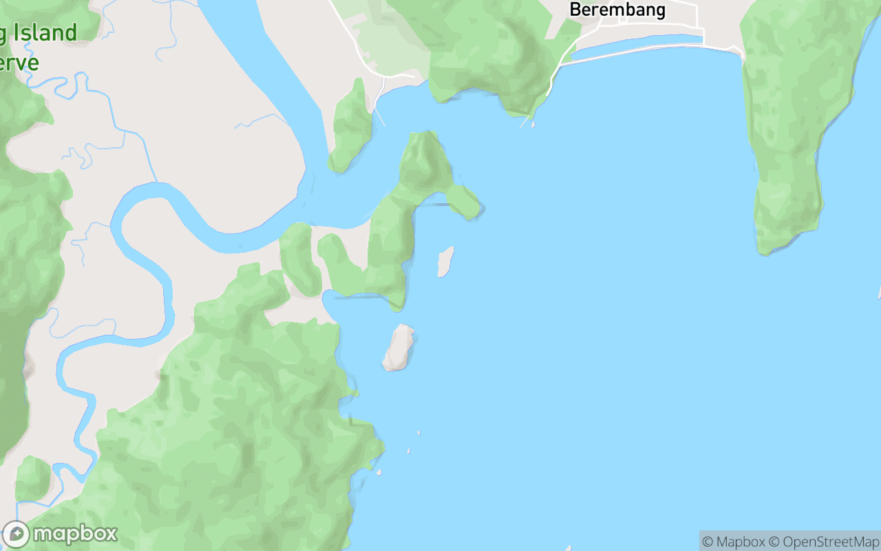 Map showing the location of Pulau Sipak