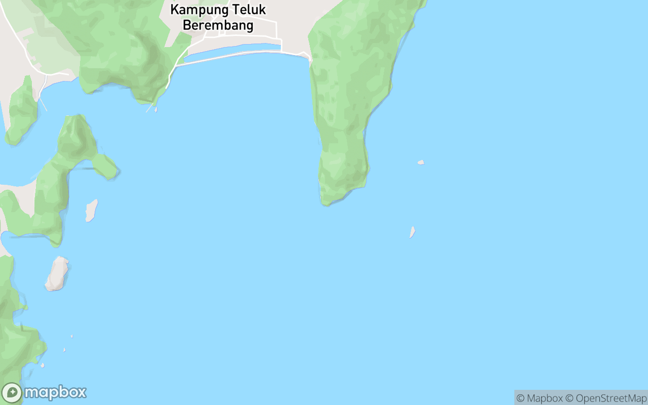 Map showing the location of Tanjung Rami