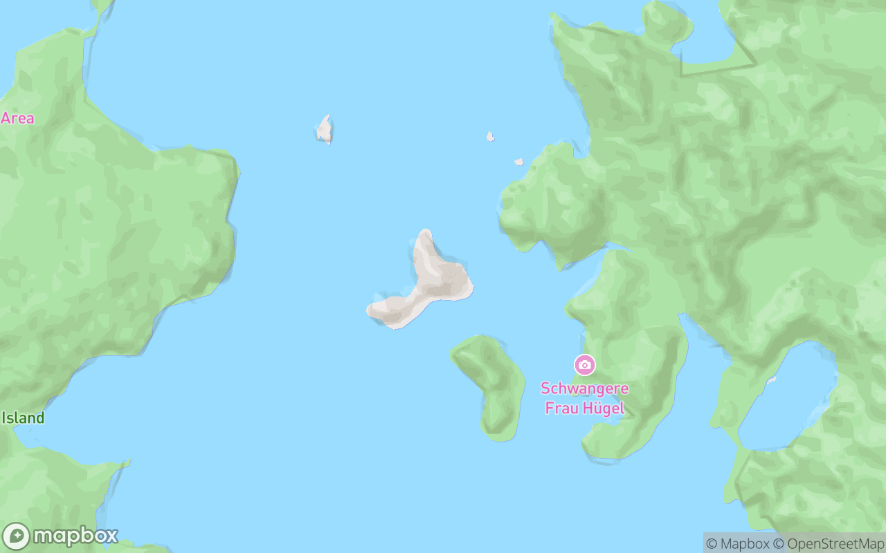 Map showing the location of Pulau Batu Merah