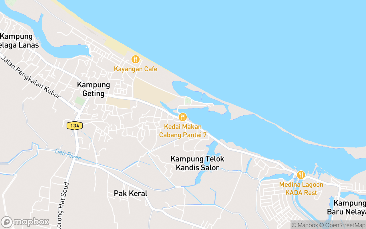 Map showing the location of Muzium Wau
