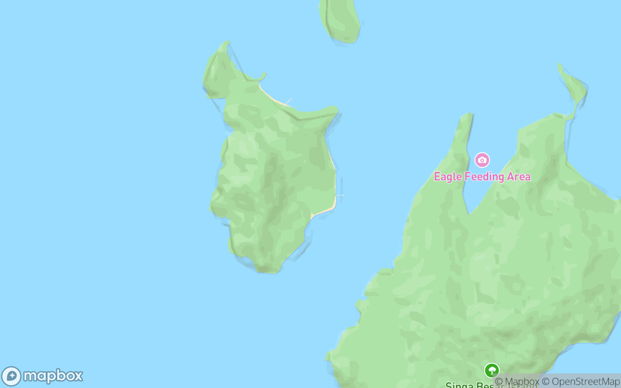 Map showing the location of Pulau Beras Basah