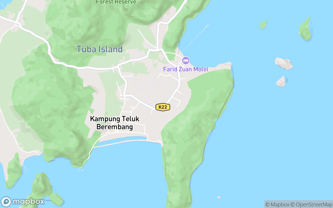 Map showing the location of Bukit Kecil Fold