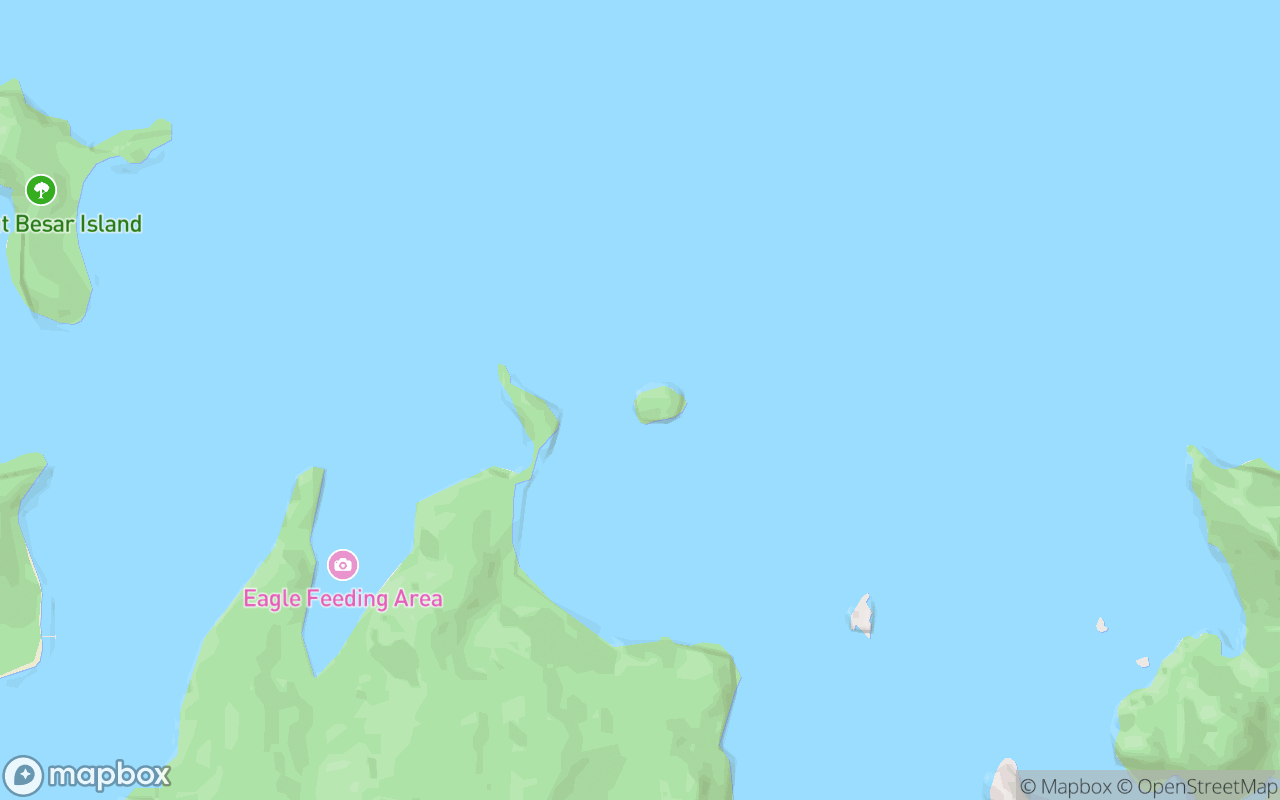 Map showing the location of Pulau Singa Kechil