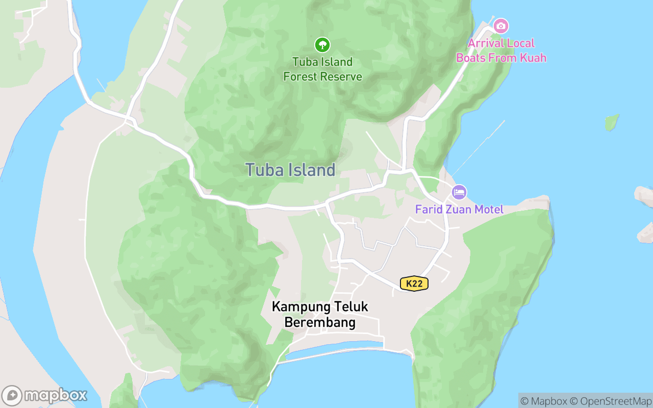 Map showing the location of The Cactus of Tuba