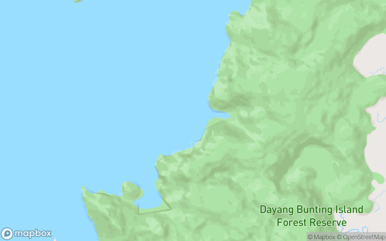 Map showing the location of Eagle Watching Point (Dayang Bunting)