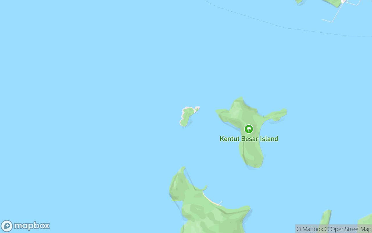 Map showing the location of Pulau Intan Kechil