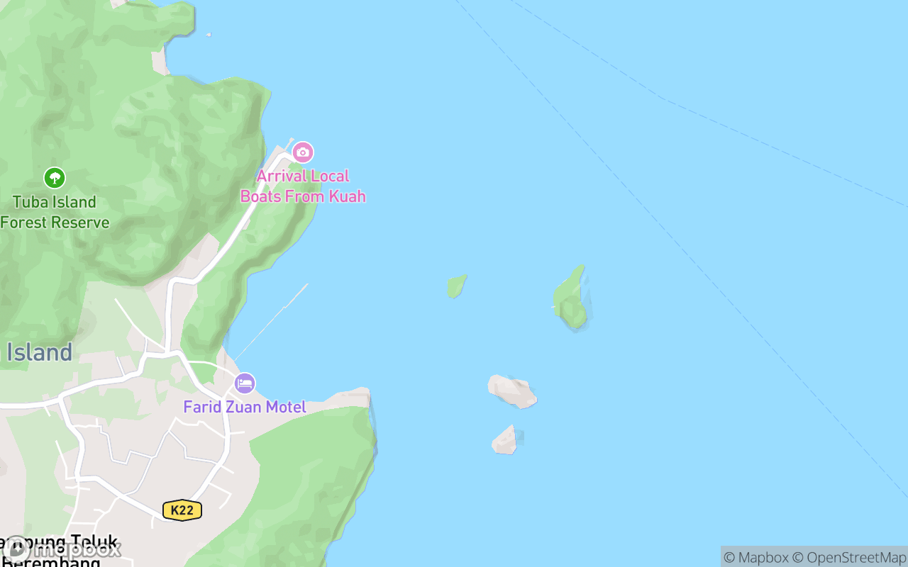 Map showing the location of Pulau Pasur