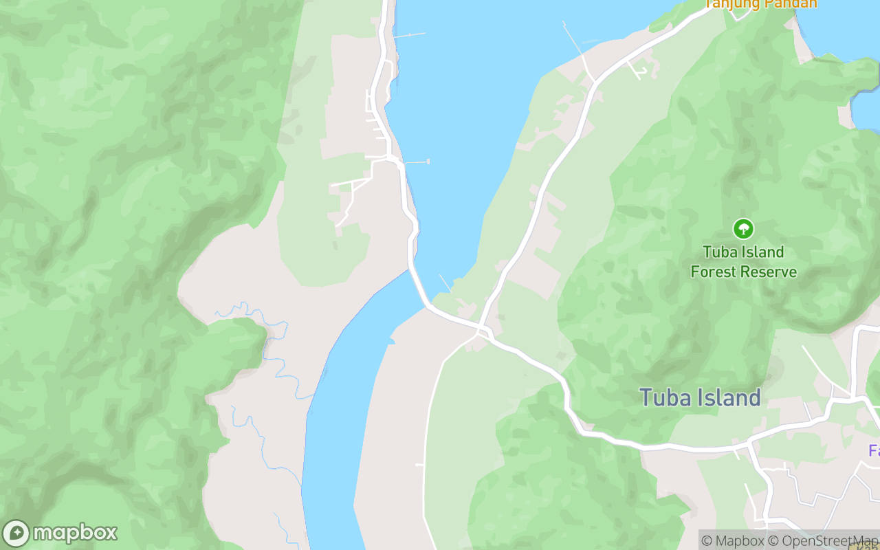 Map showing the location of Jeti Kg. Lubuk Cempedak