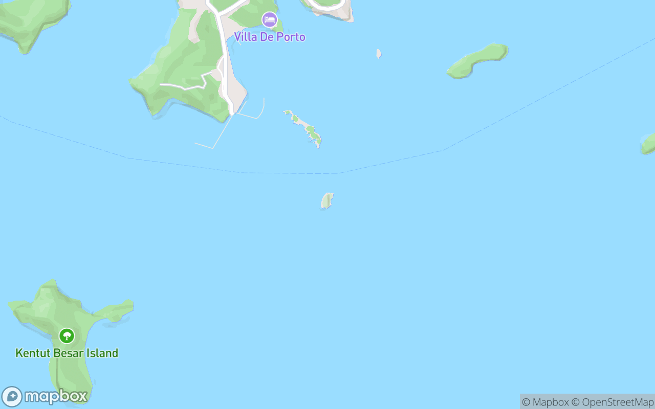 Map showing the location of Pulau Selang