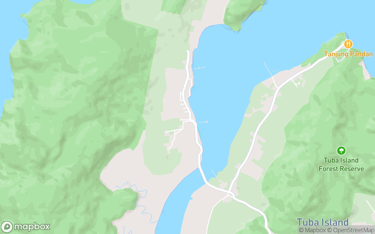 Map showing the location of Masjid Al-Falah (Pulau Dayang Bunting)