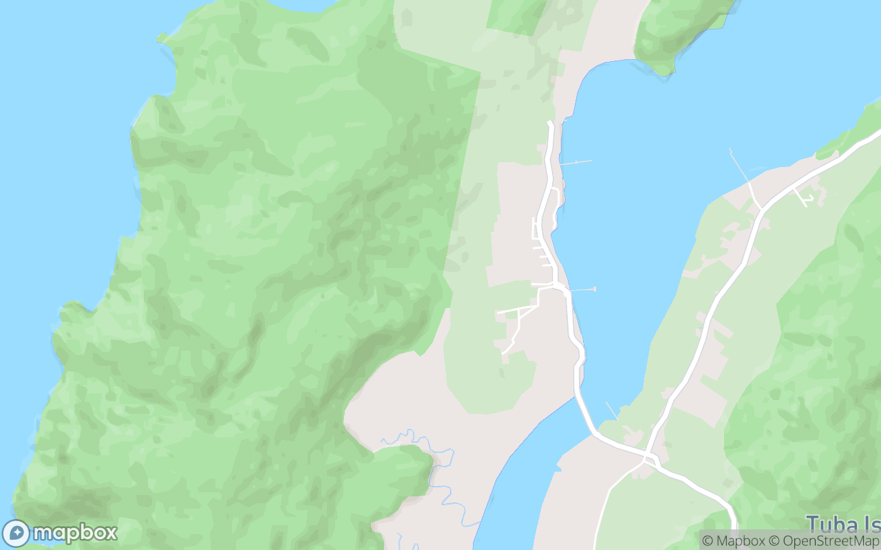 Map showing the location of Air Terjun Selat Bagan Nyior