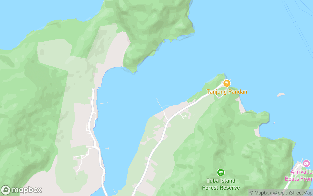 Map showing the location of Jeti Nelayan Kg. Selat