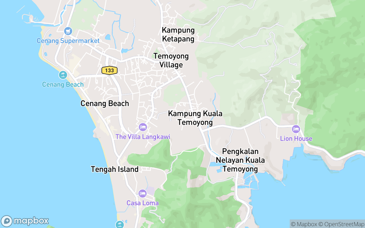 Map showing the location of Jendela by Mikael