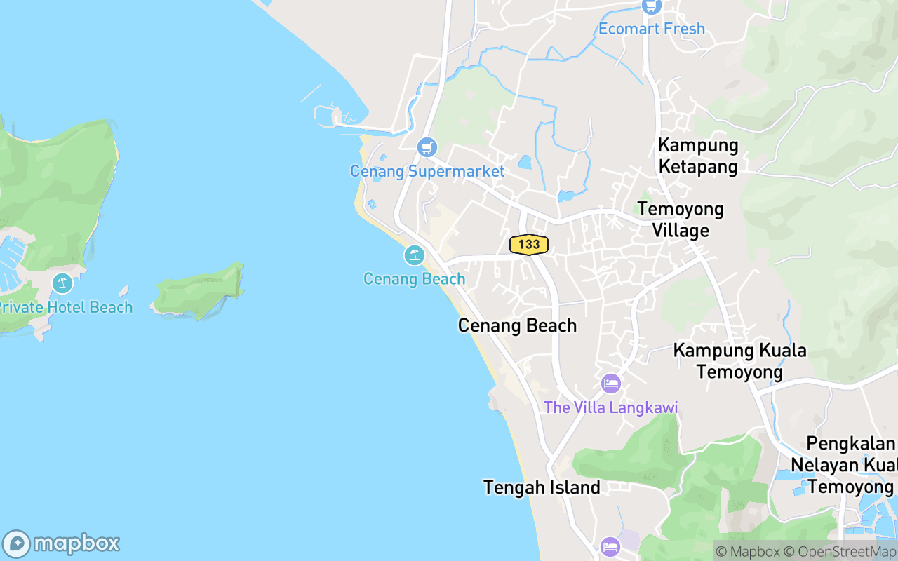 Map showing the location of Malibest Resort