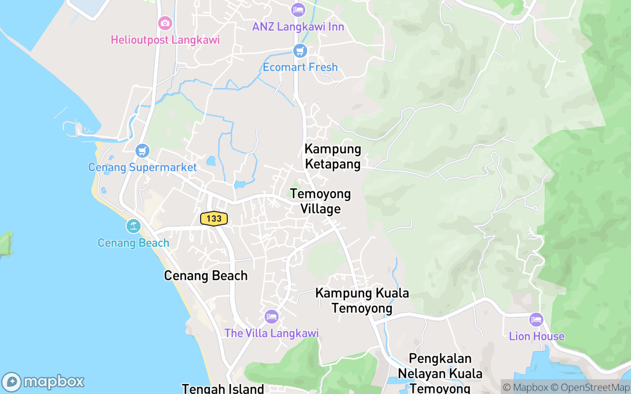 Map showing the location of Klinik Kesihatan Temonyong 