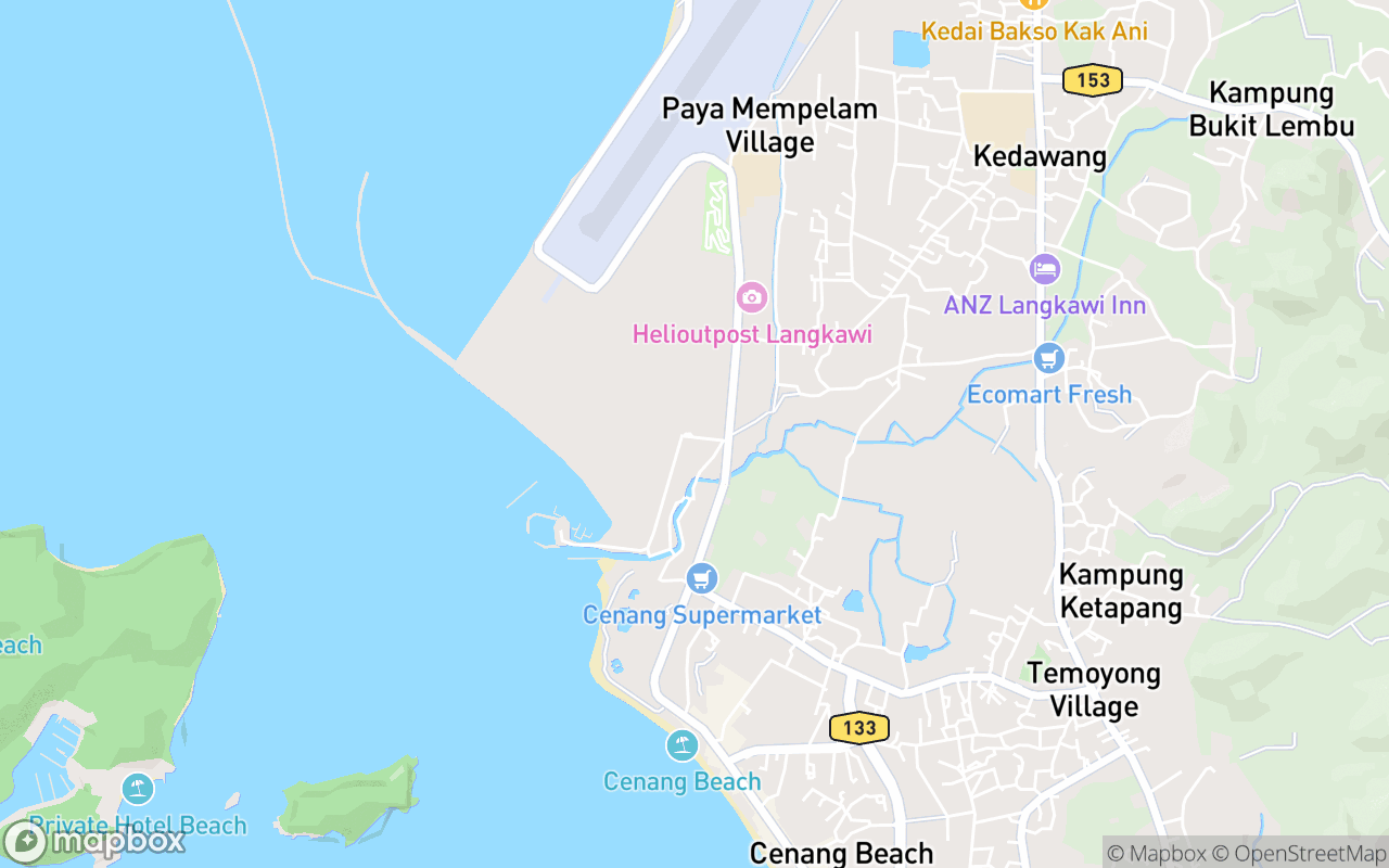 Map showing the location of Paloh Restaurant and Bar