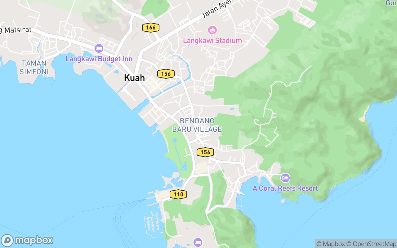 Map showing the location of MakLang Cafe