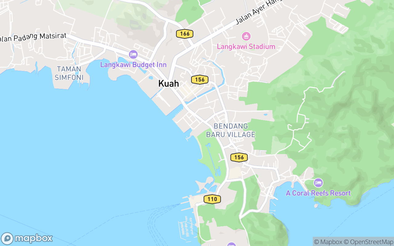Map showing the location of Kompleks Pekan Rabu