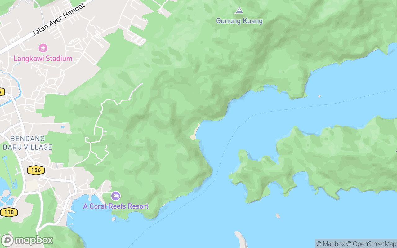 Map showing the location of Selat Pancur