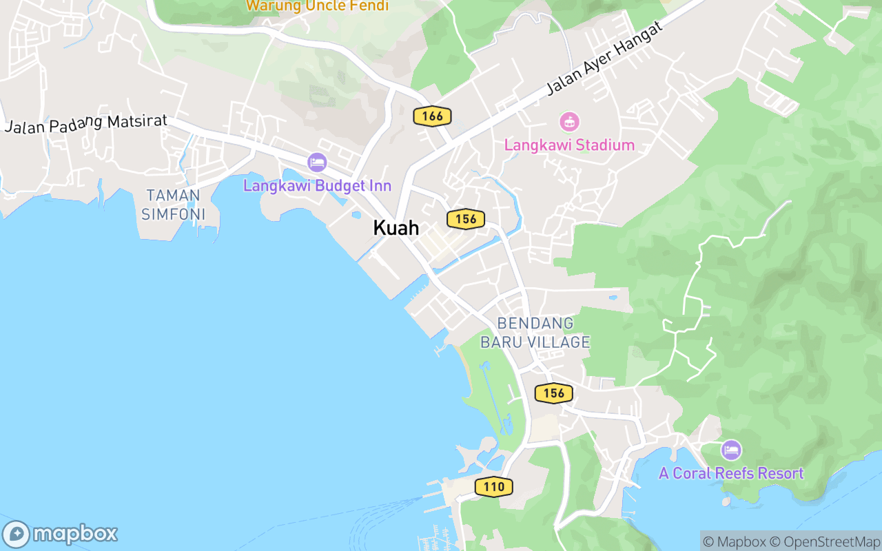 Map showing the location of Ms New Symphony Exercise Clinic Langkawi