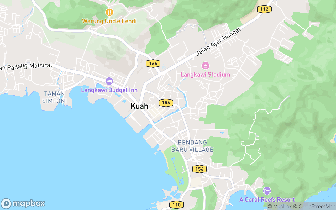 Map showing the location of Co B Diem