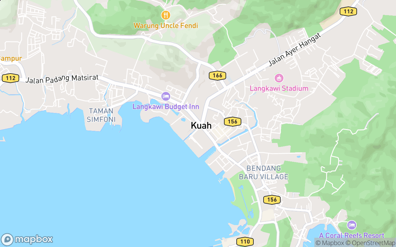 Map showing the location of Dataran Mar-Mar
