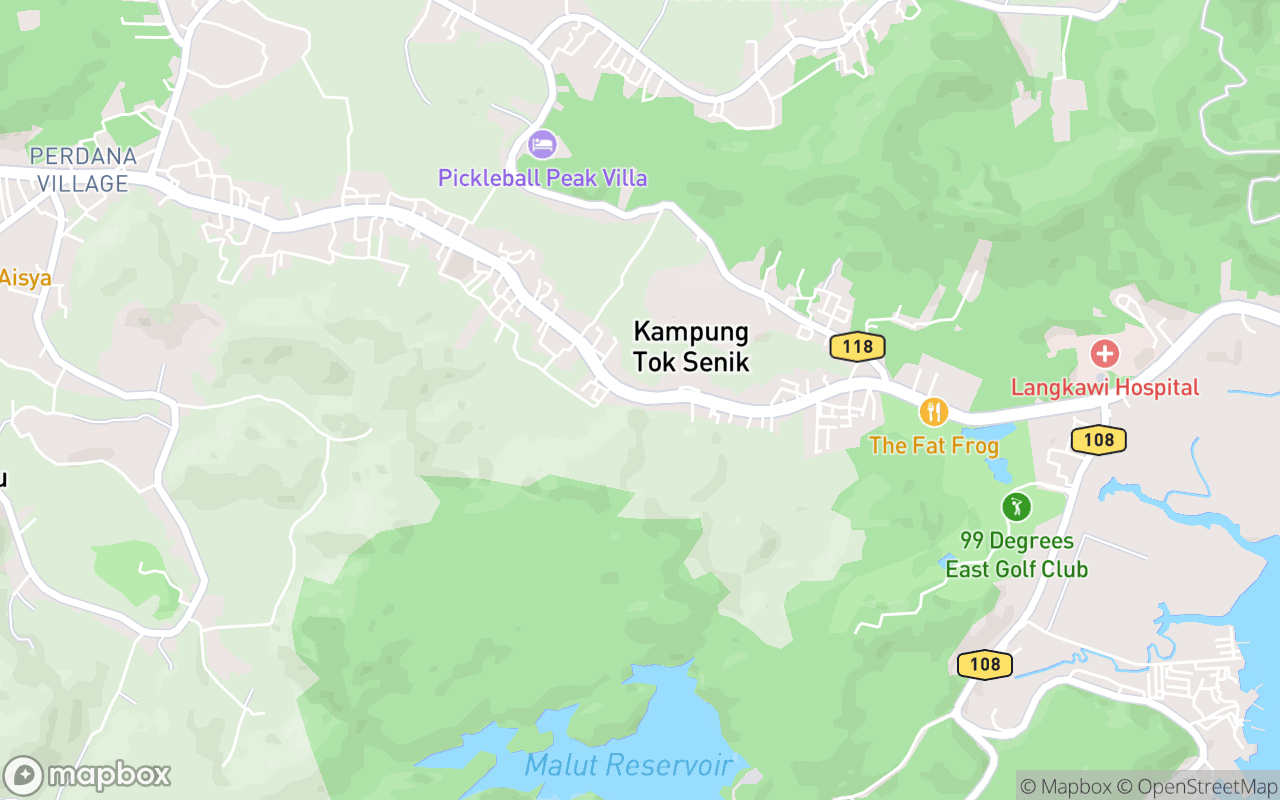 Map showing the location of Nusantara Maju Enterprise