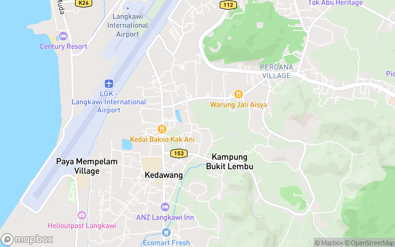 Map showing the location of SB Langkawi