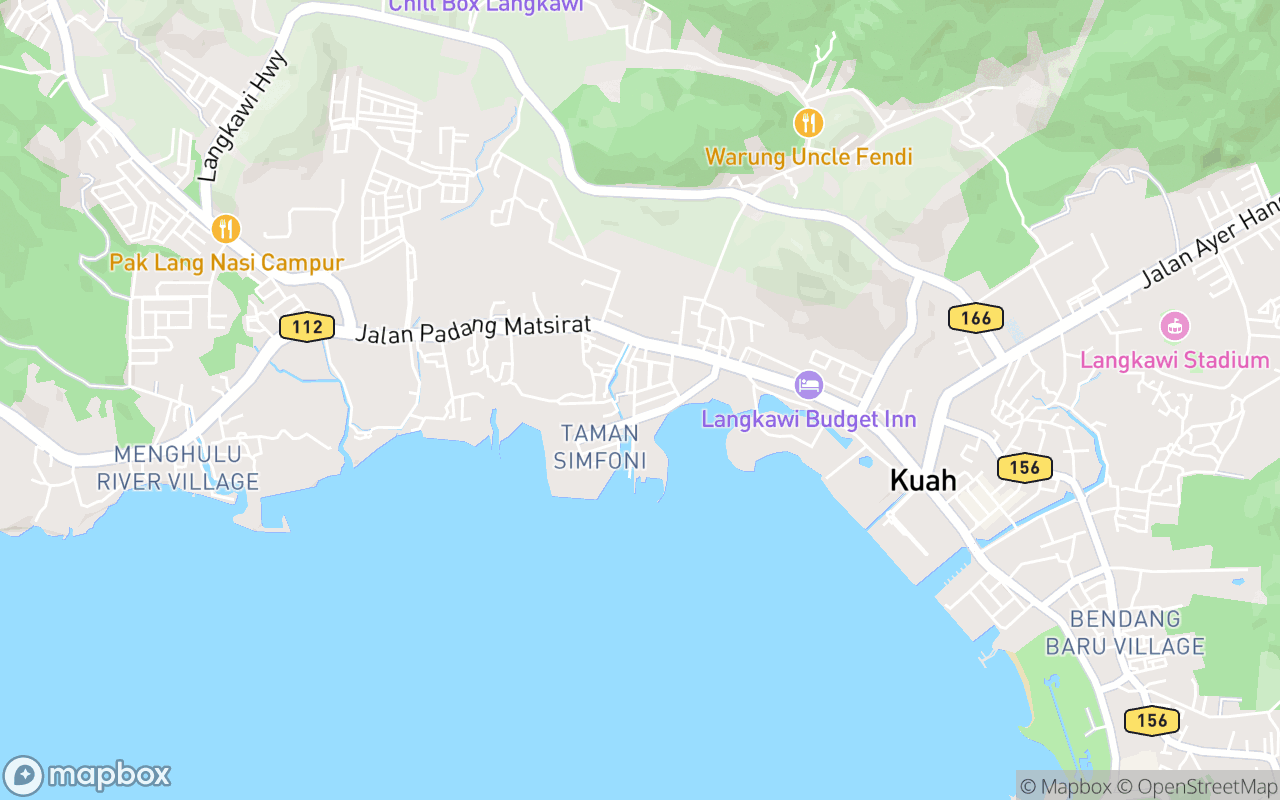 Map showing the location of Aishah Specialist Clinic