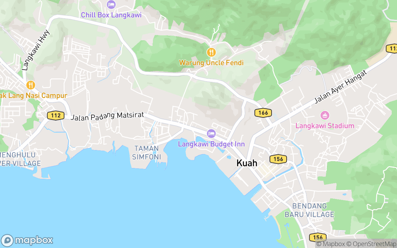 Map showing the location of Klinik Dr Naga