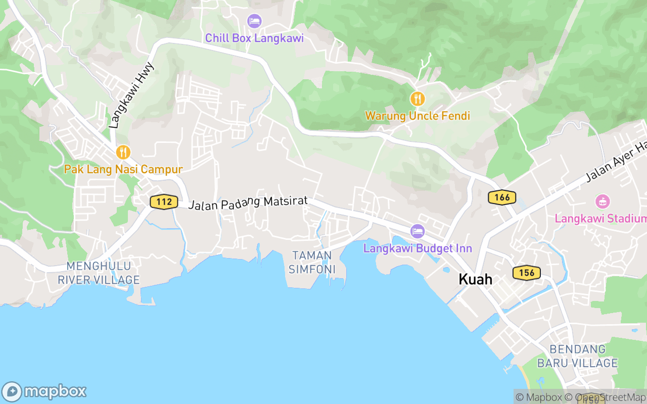 Map showing the location of Klinik Mahsuri 24Jam