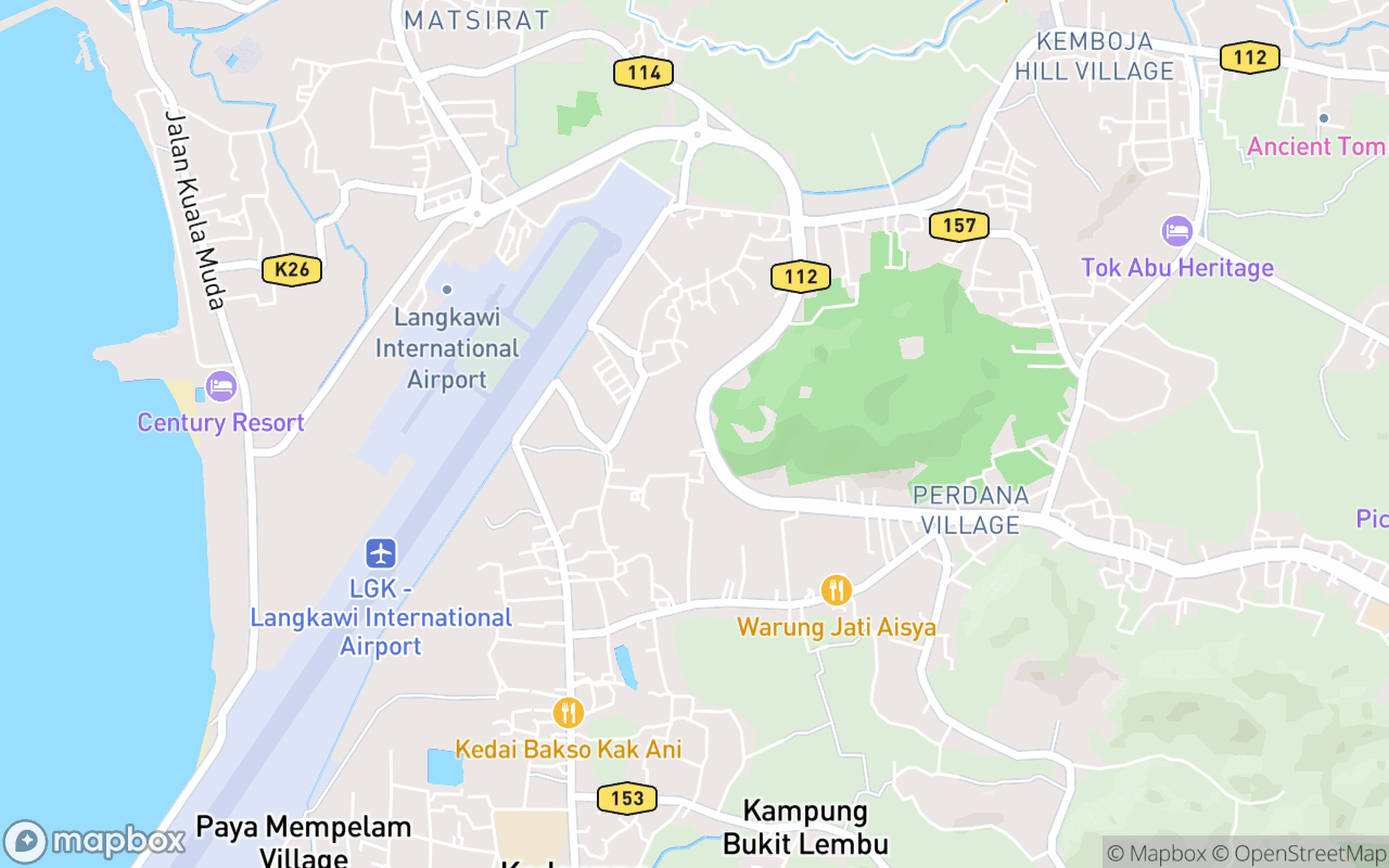 Map showing the location of Look Out Point Langkawi