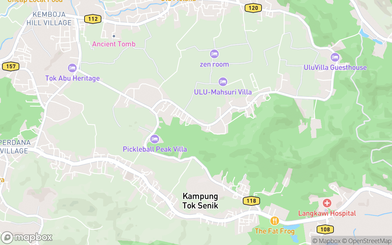 Map showing the location of Masjid Nur Al Naim