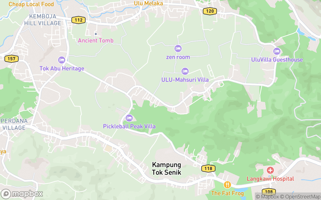Map showing the location of Singgah Coffee