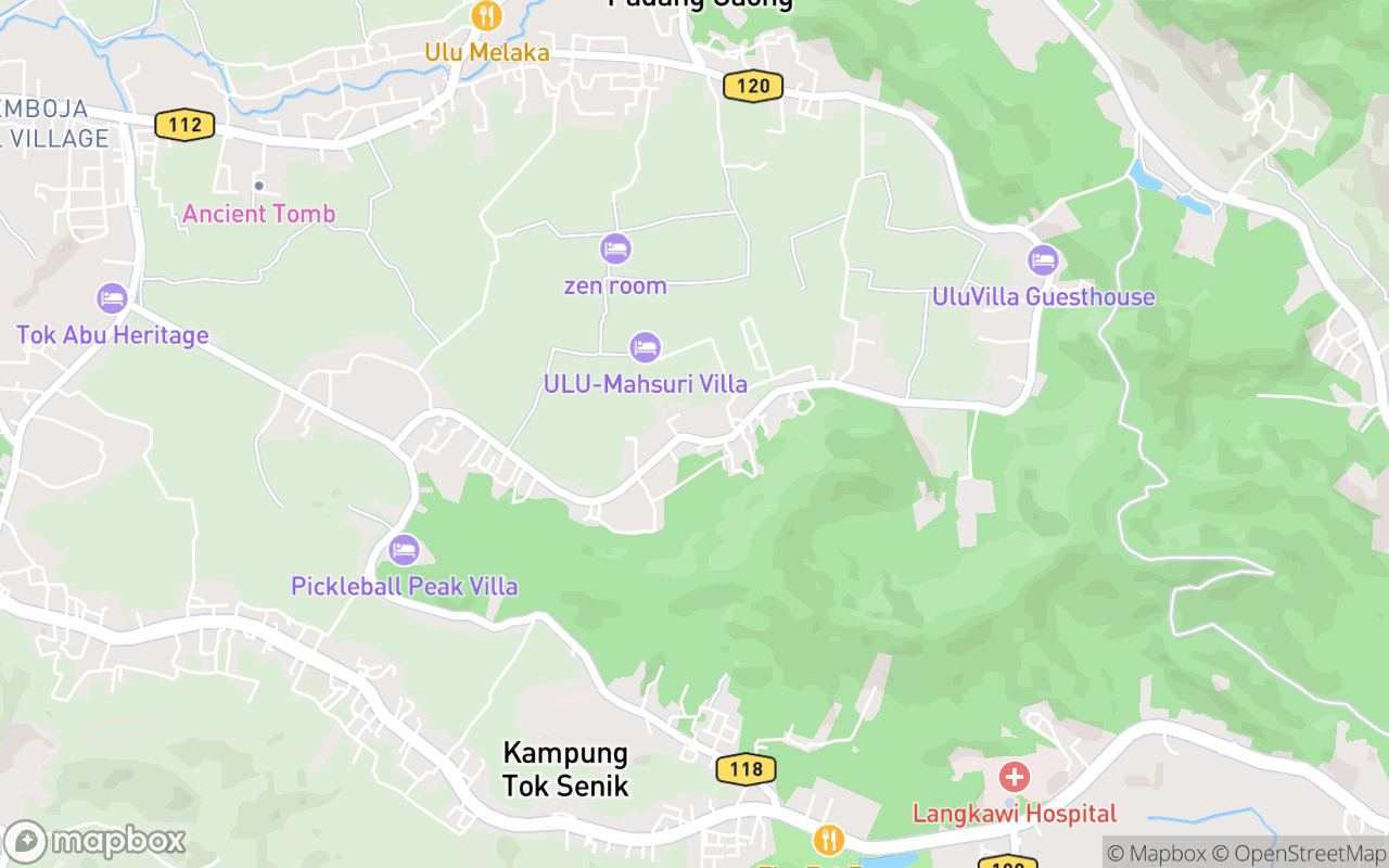 Map showing the location of Kota Mahsuri