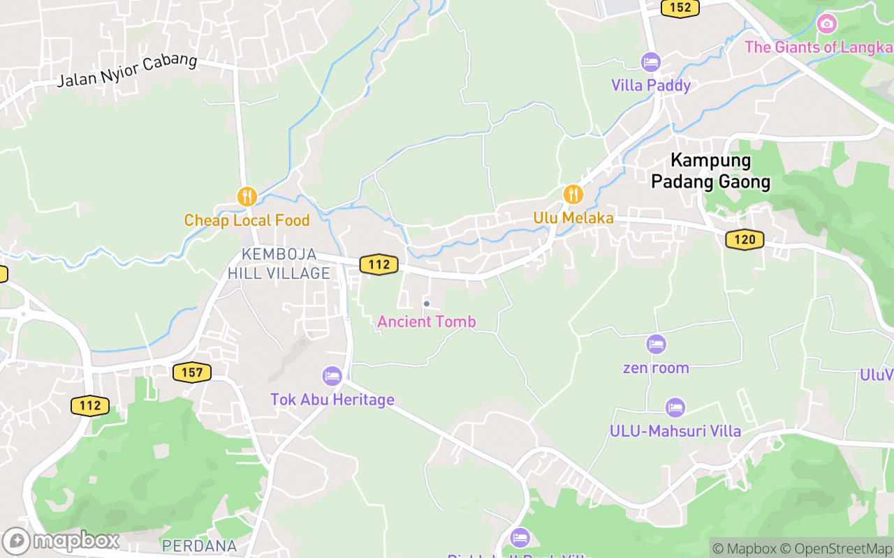 Map showing the location of Masjid Al-Jamiul Qodim