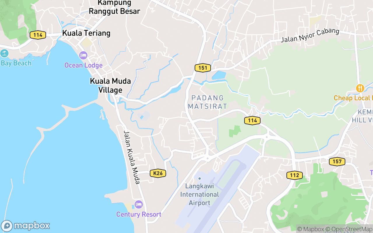 Map showing the location of Masjid Al Huda