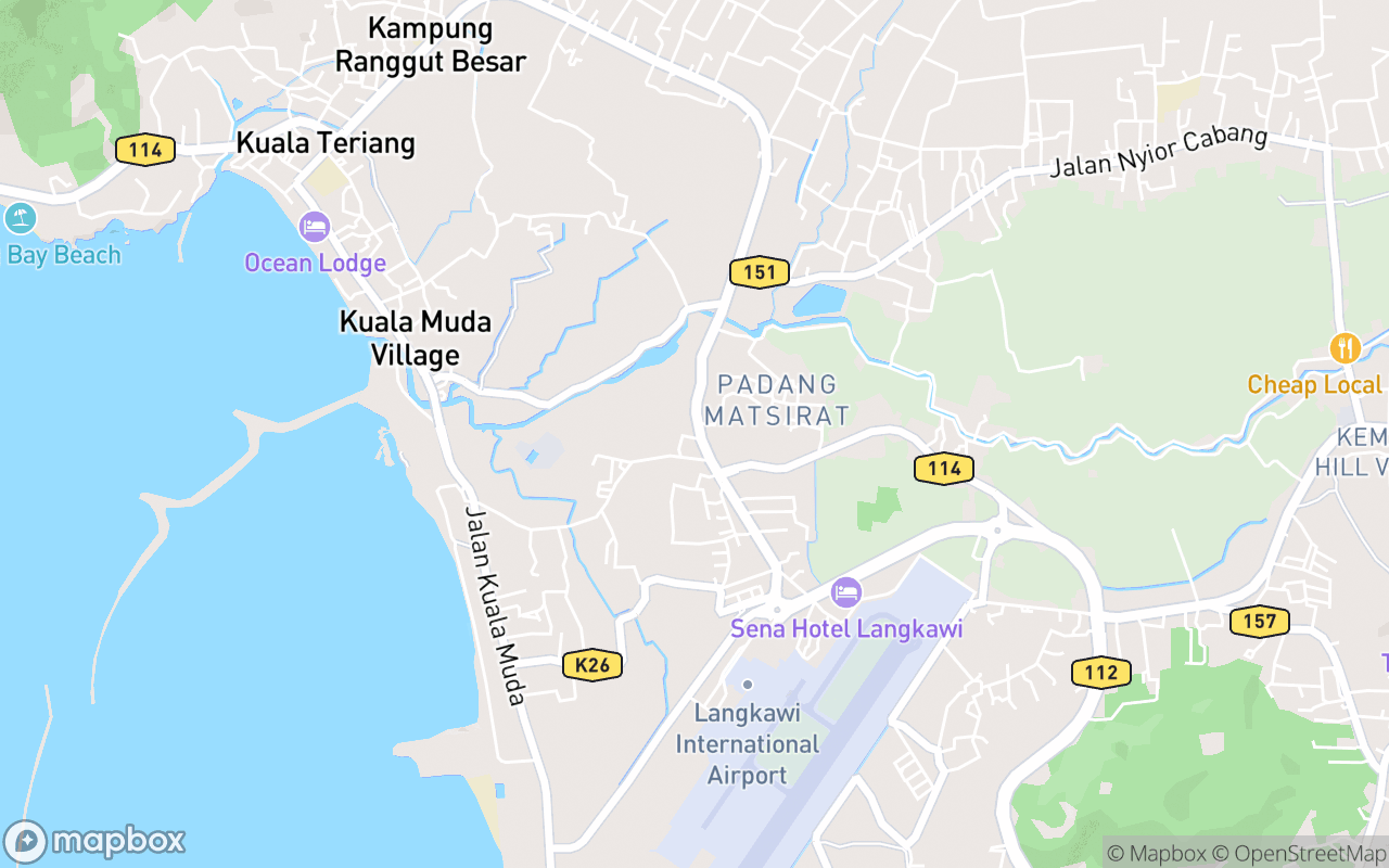 Map showing the location of Cofi Brew