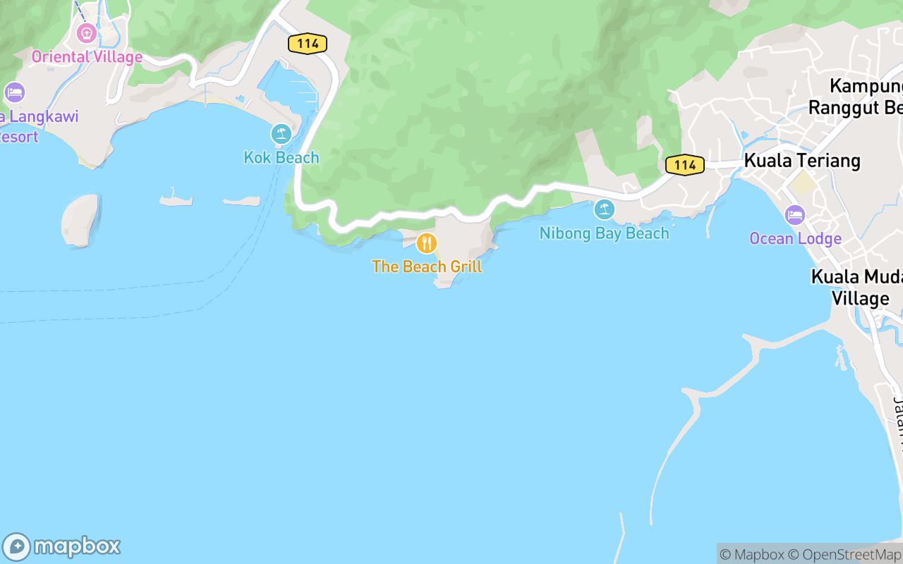 Map showing the location of The Ritz-Carlton Langkawi