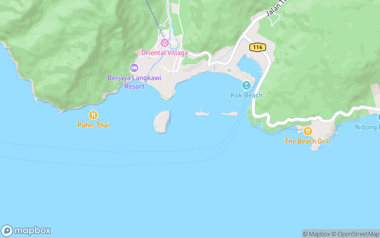 Map showing the location of Jetski (Paradise 101)