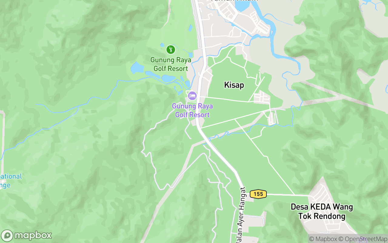 Map showing the location of Sri Maha Mariamman Devasthanam